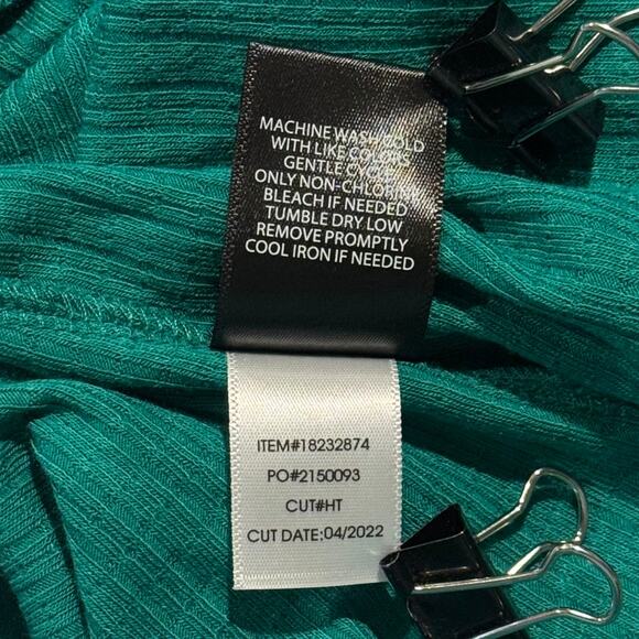 NWT Torrid Top 3/4 Sleeve Smocked Waist Milkmaid Boho Peasant Cottage Green 4 4X - Picture 5 of 6